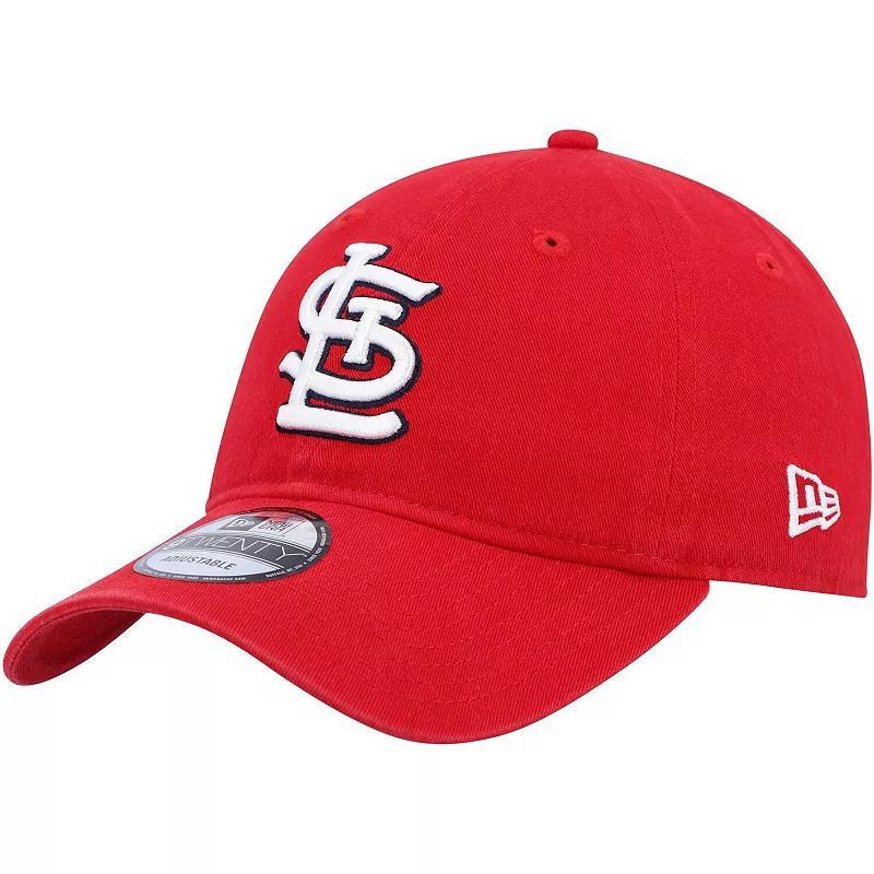 Men's New Era Red St. Louis Cardinals Logo Replica Core Classic 9TWENTY Adjustable Hat Product Image