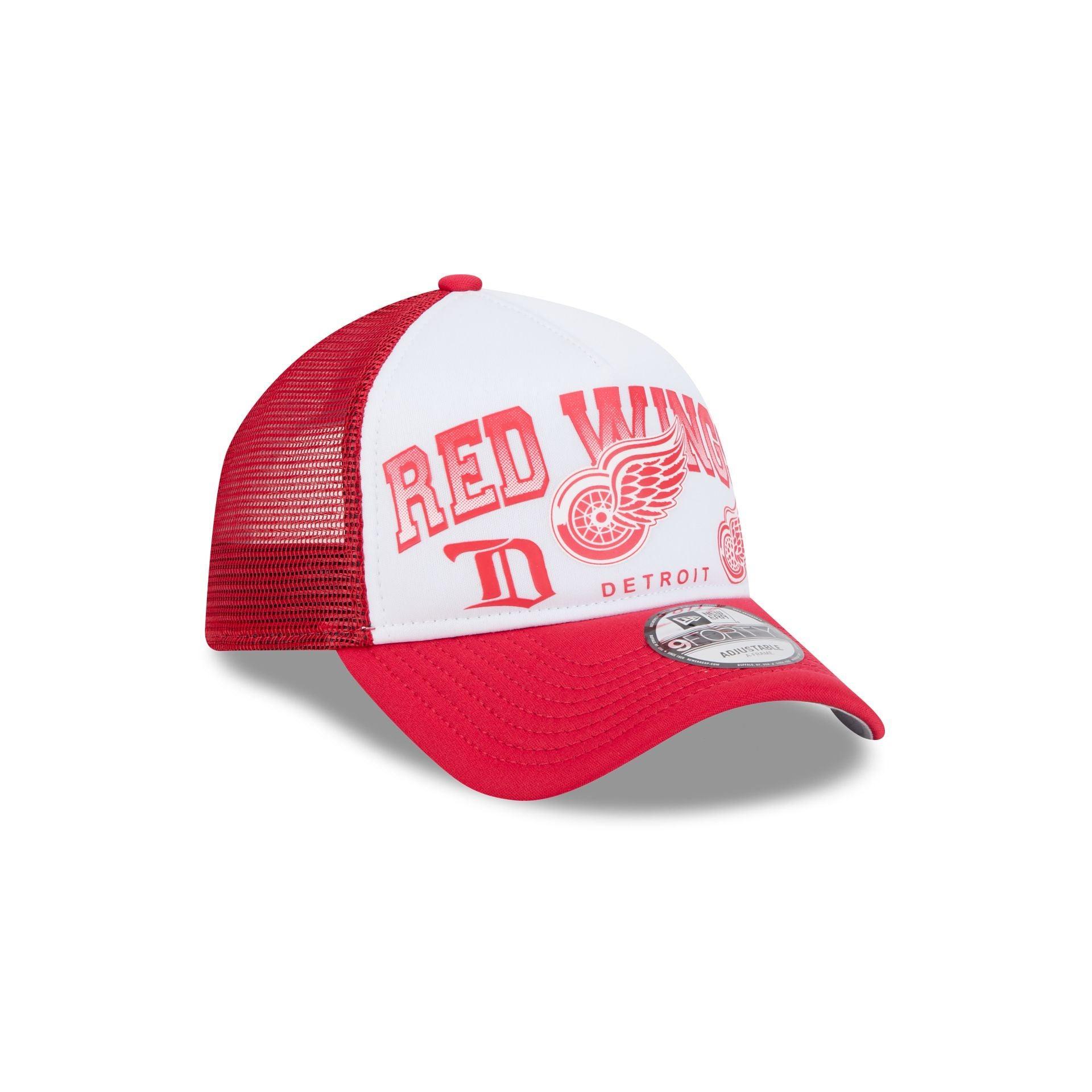 Detroit Red Wings Sport Classics 9FORTY A-Frame Trucker Hat Male Product Image