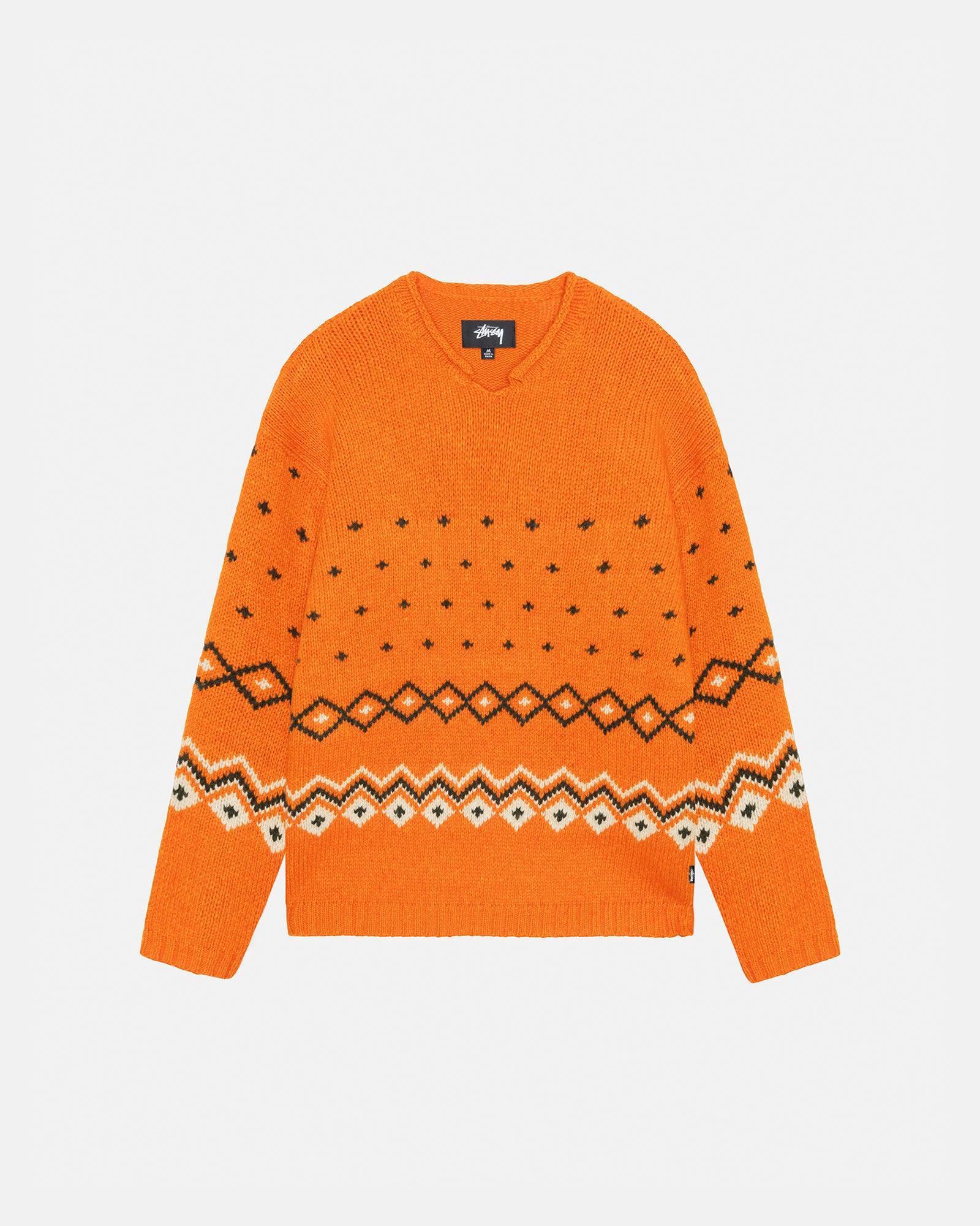 ROLL NECK FAIRISLE SWEATER Male Product Image