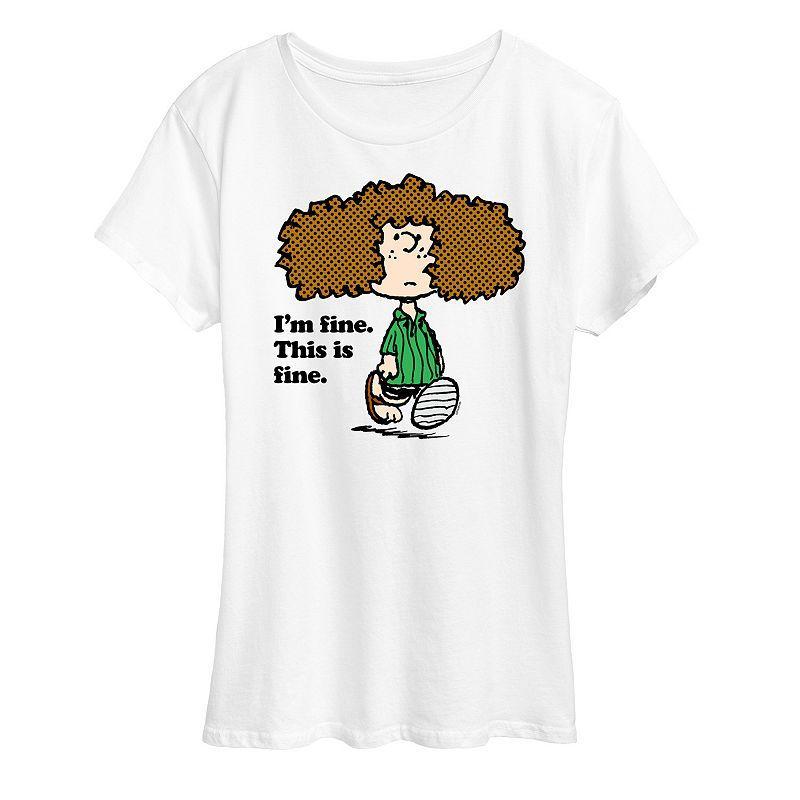 Womens Peanuts Patty Im Fine Graphic Tee Product Image