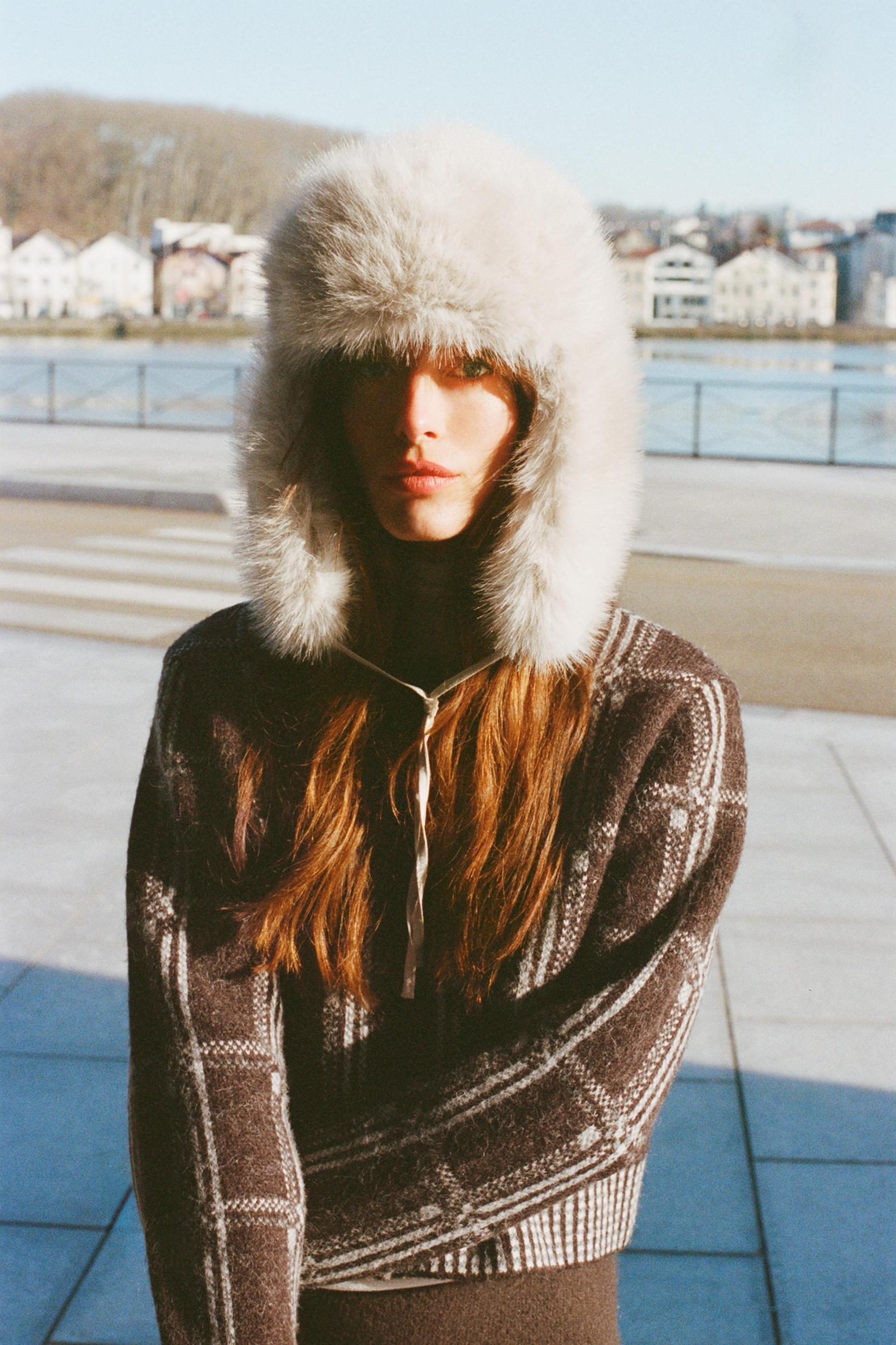 PLAID KNIT JACKET Product Image