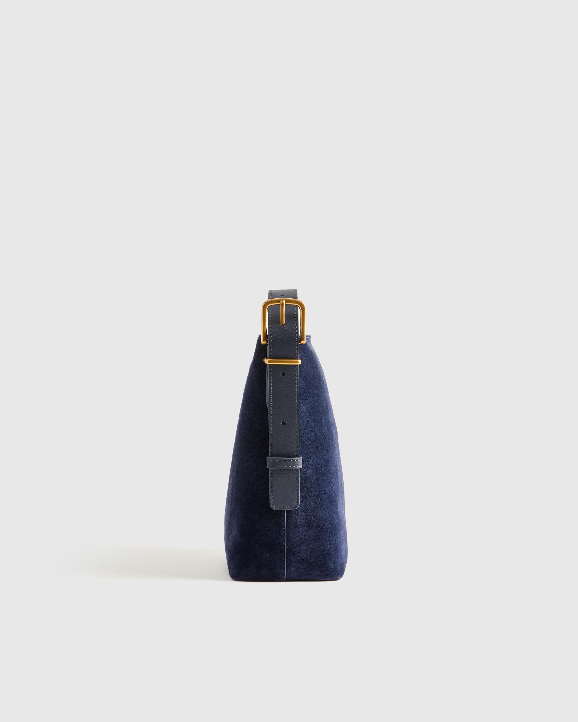 Quince | Women's Italian Suede Bucket Crossbody Suede Leather Product Image