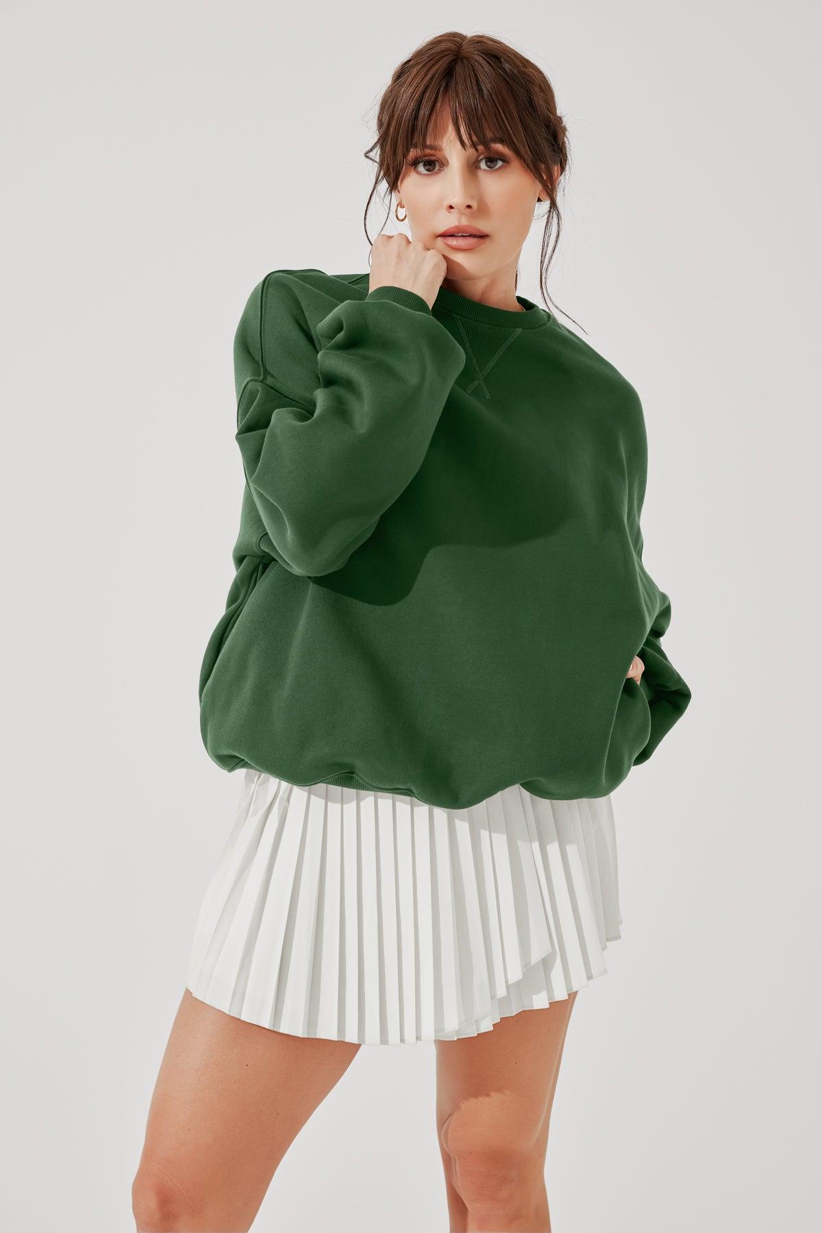 Cloud Crewneck Sweater - Merlot Product Image