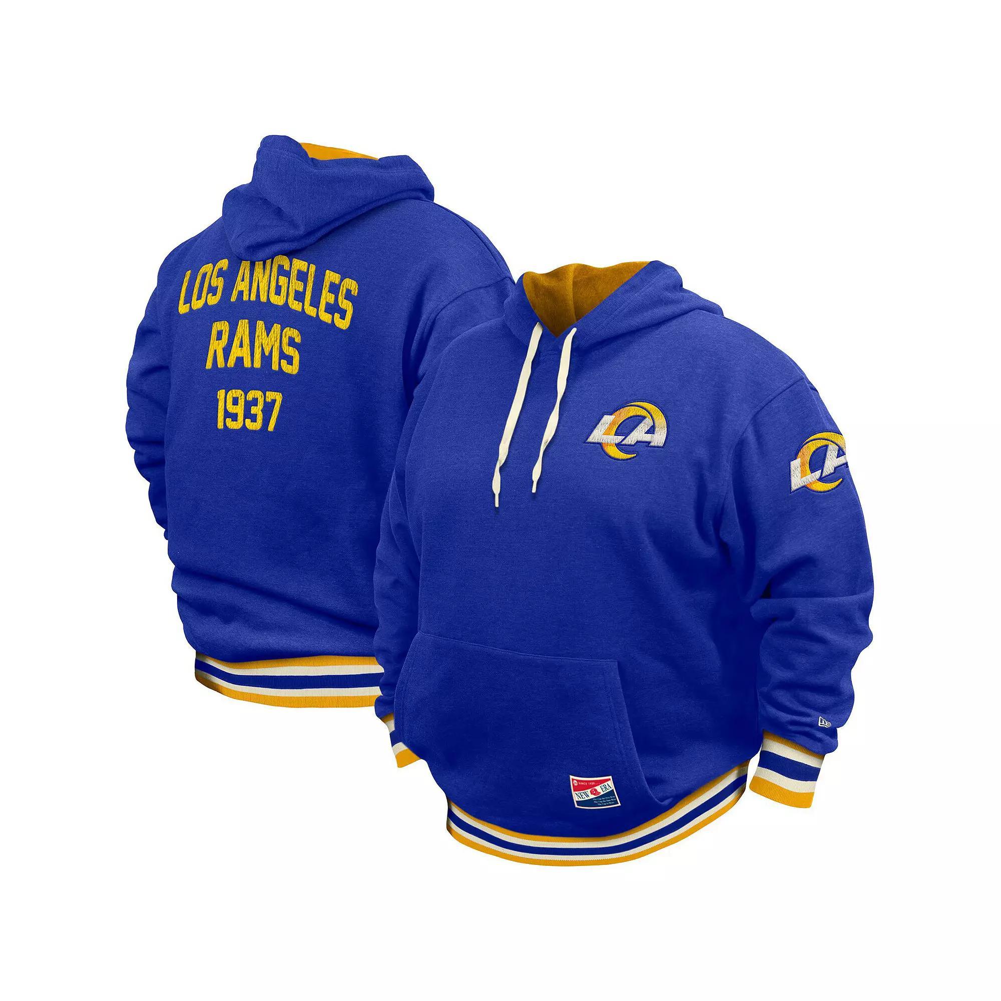 Men's New Era Royal Los Angeles Rams Big & Tall NFL Pullover Hoodie, Size: 4XB, Blue Product Image