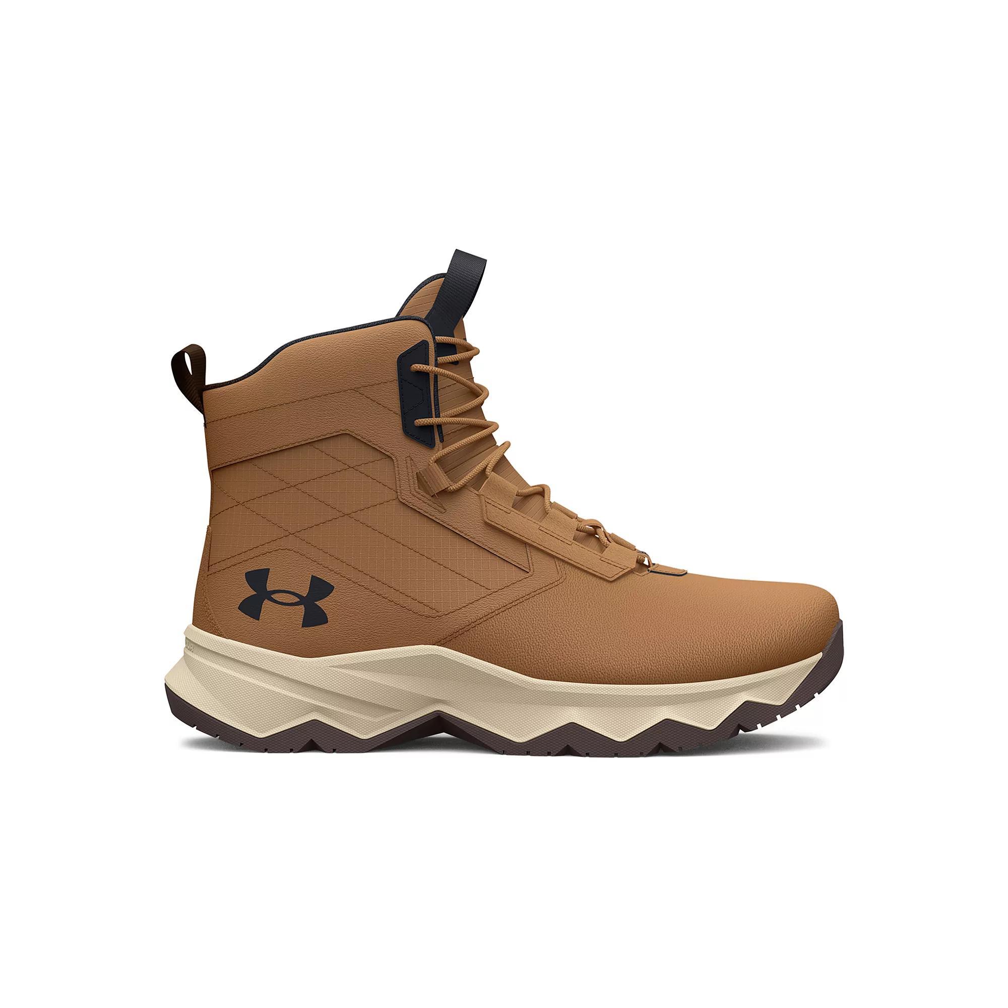 Under Armour Stellar G2 Men's Tactical Boots, Size: 11, Brown White Black Product Image