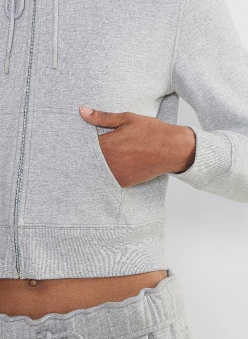 cozy fleece snug zip hoodie Product Image