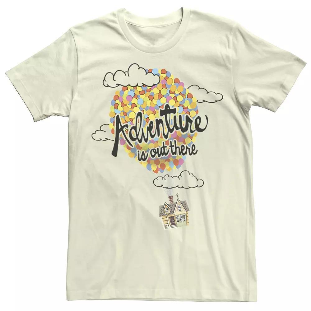 Disney / Pixar's Up Men's Adventure House Balloon Tee, Size: Medium, Natural Product Image