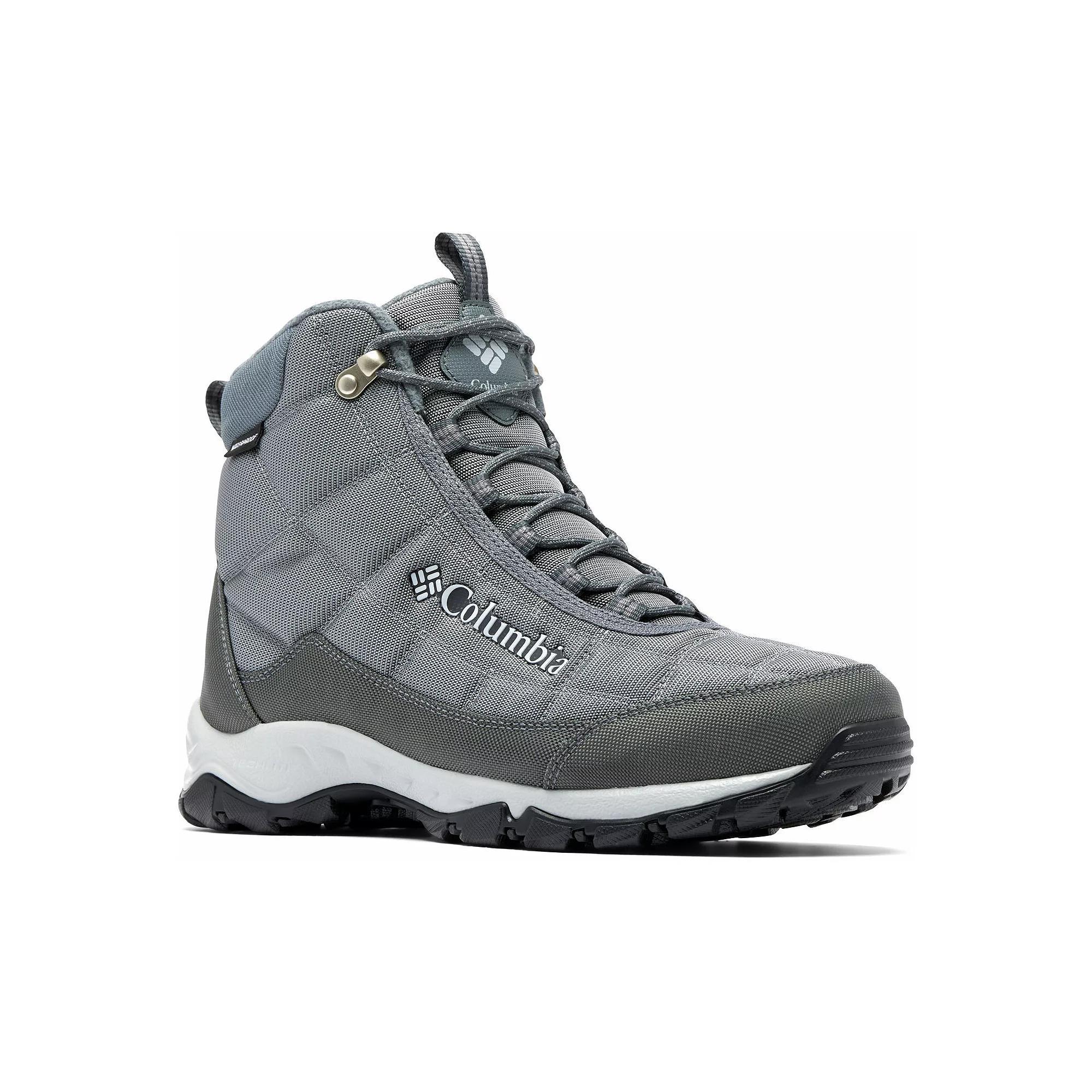 Columbia Firecamp Mens Winter Boots Gray Silver Product Image