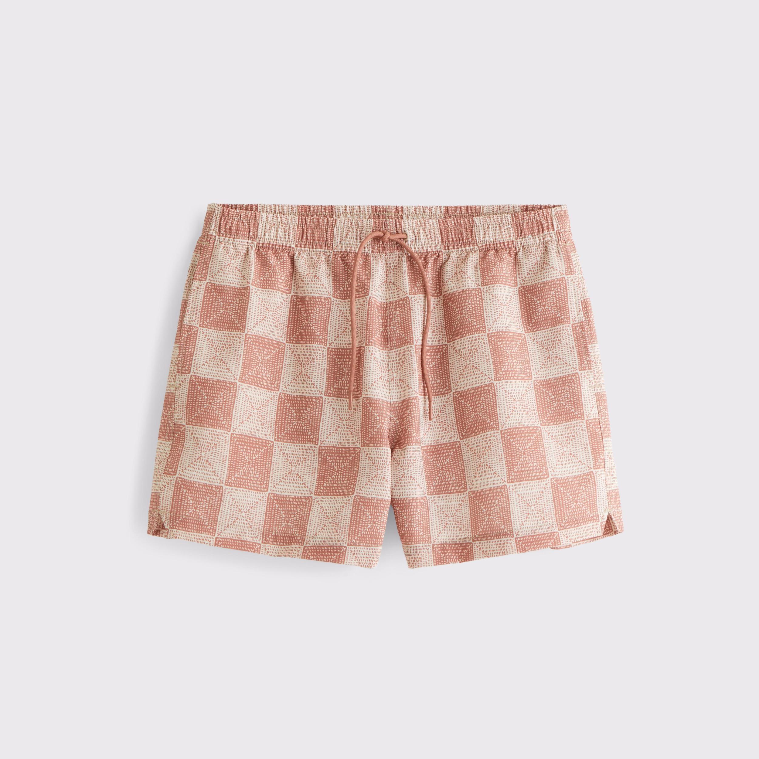 Pull-On Wide Seersucker Swim Trunk Product Image