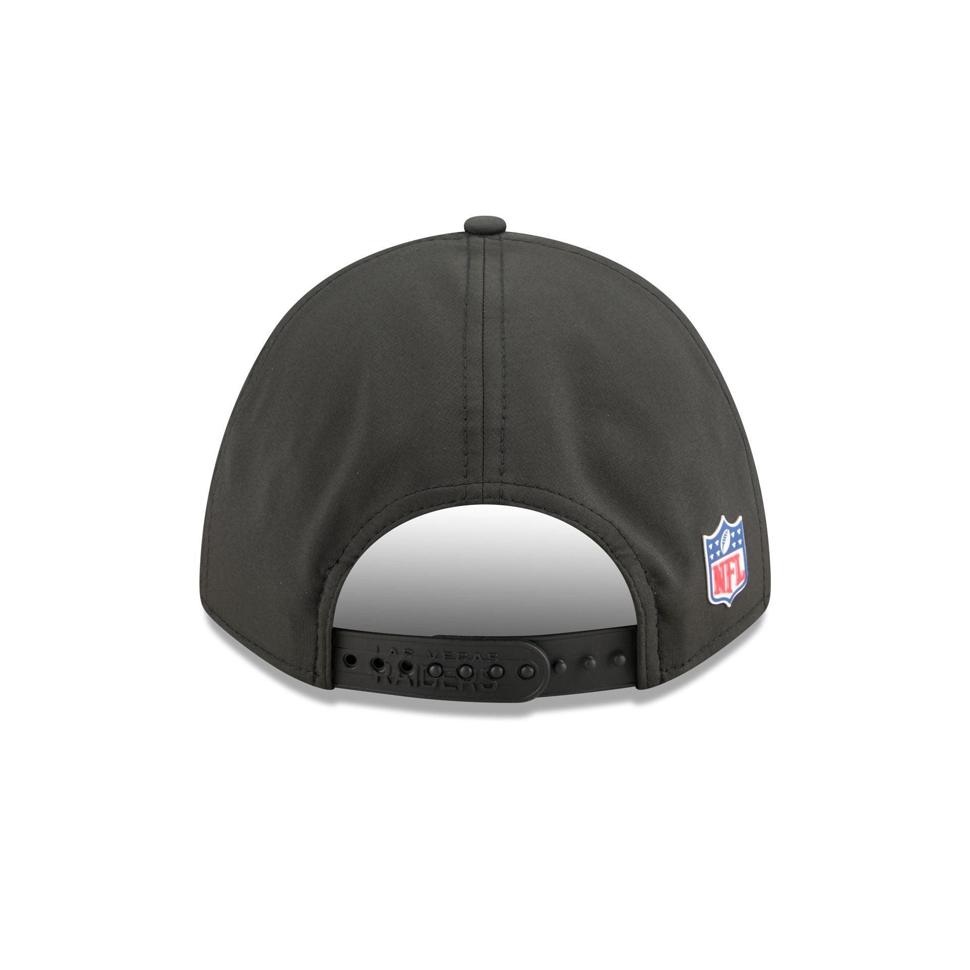 Las Vegas Raiders 2025 Sideline Hot Weather 9FORTY M-Crown Snapback Hat Male Product Image