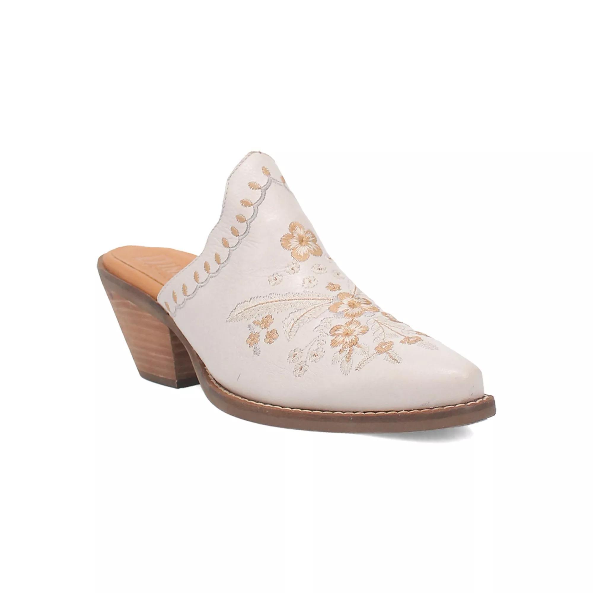 Dingo Wildflower Womens Leather Mules Product Image