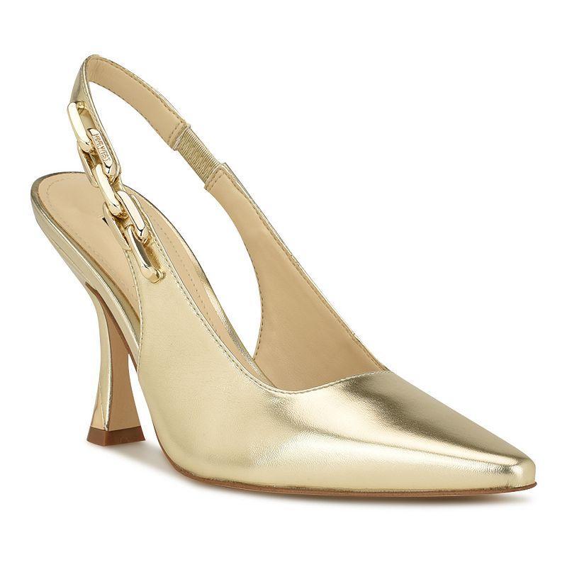 Nine West Veroni Womens Stiletto Slingback Dress Pumps Product Image
