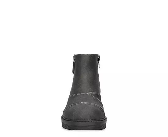 Aliah Easy Works by Easy Street Women's Slip Resistant Ankle Boots, Size: 10 Wide, Gray Product Image