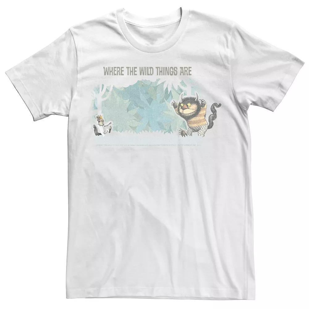 Men's Where The Wild Things Are Cover Tee, Size: Medium, White Product Image