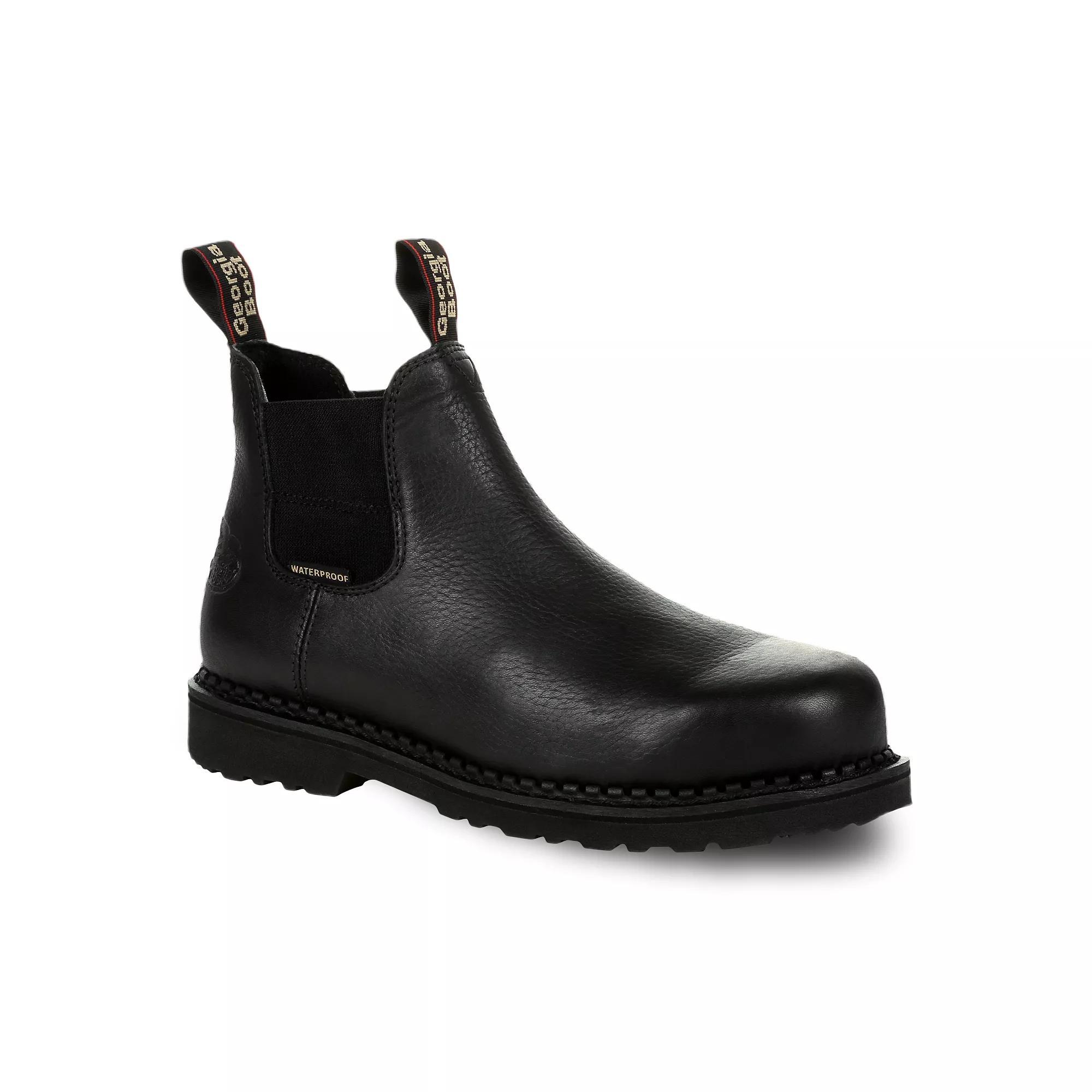 Georgia Boots Georgia Giant Revamp Mens Waterproof Chelsea Work Boots Product Image