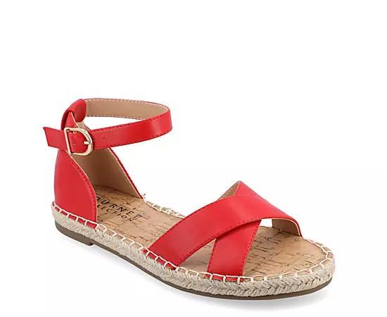 Journee Lyddia Women's Sandals, Size: 10, Red Product Image