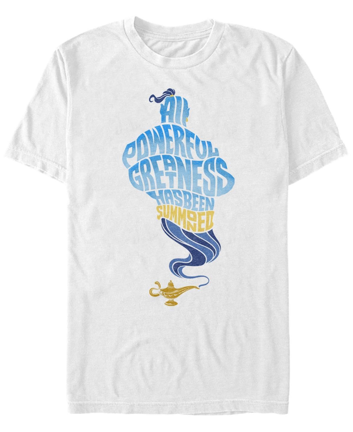 Disney's Aladdin Men's All Powerful Genie Graphic Tee, Size: Medium, White Product Image