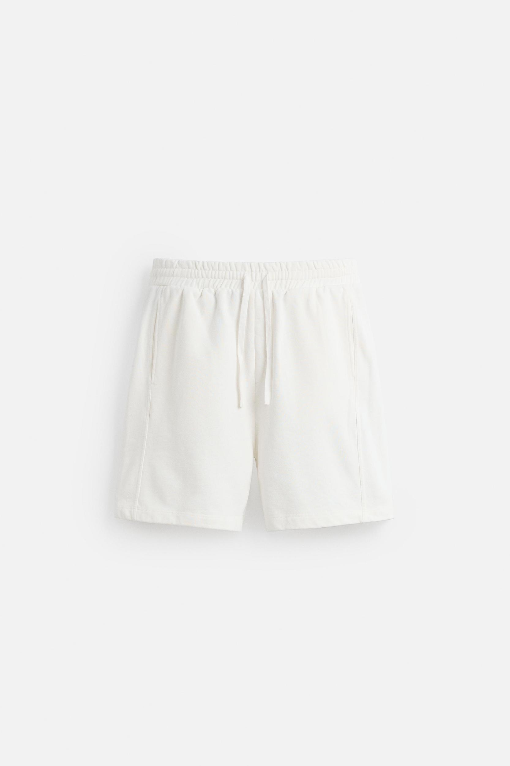 RELAXED FIT WASHED JOGGER SHORTS Product Image