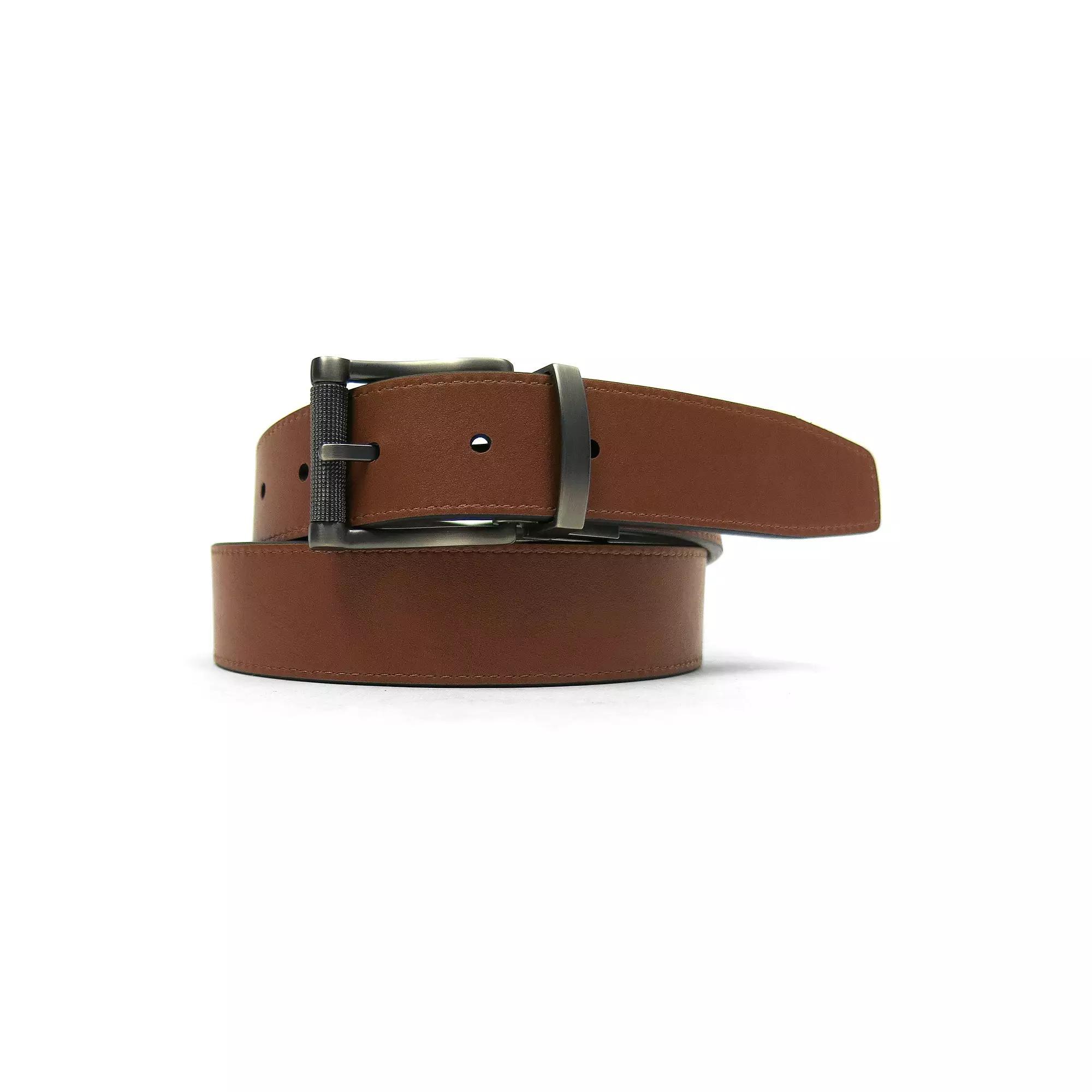 Men's Smith's Workwear 35mm Reversible Leather Belt, Size: 38, Brown Product Image