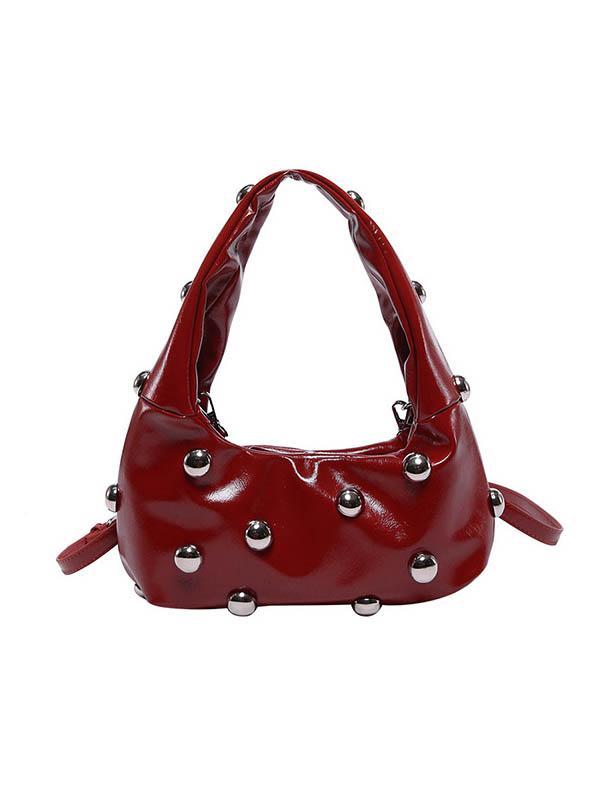 Geometric Rivet Handbags Shoulder Bags Product Image