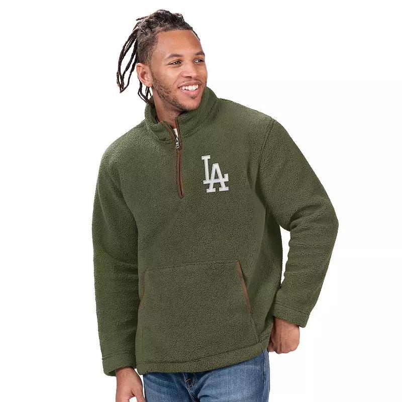 Men's G-III Sports by Carl Banks  Hunter Green Baltimore Orioles Everest Fleece Quarter-Zip Jacket, Size: Small, Team Product Image