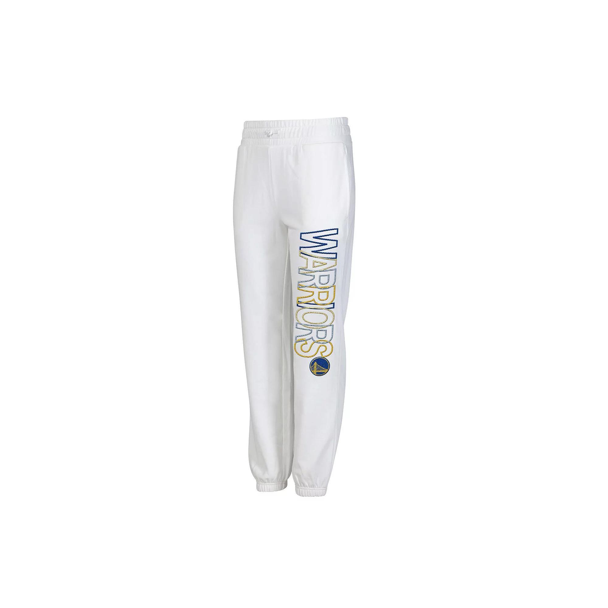 Women's Concepts Sport White Golden State Warriors Sunray Pants, Size: Small Product Image