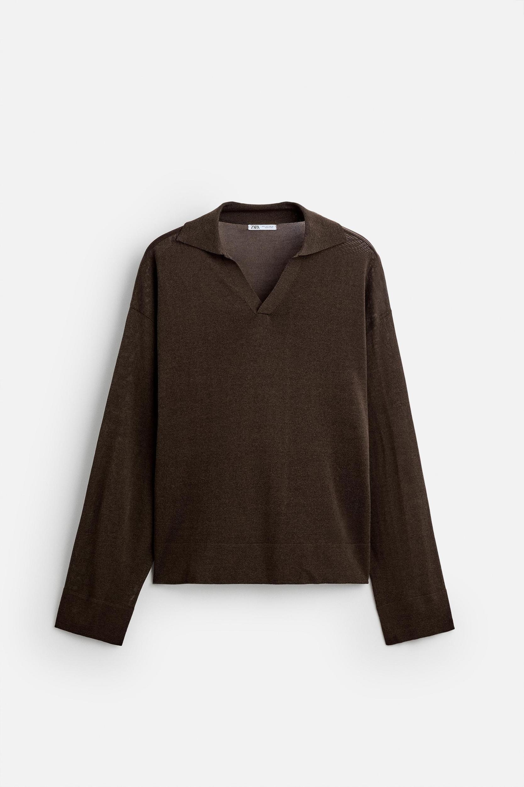 VISCOSE - COTTON KNIT POLO Product Image