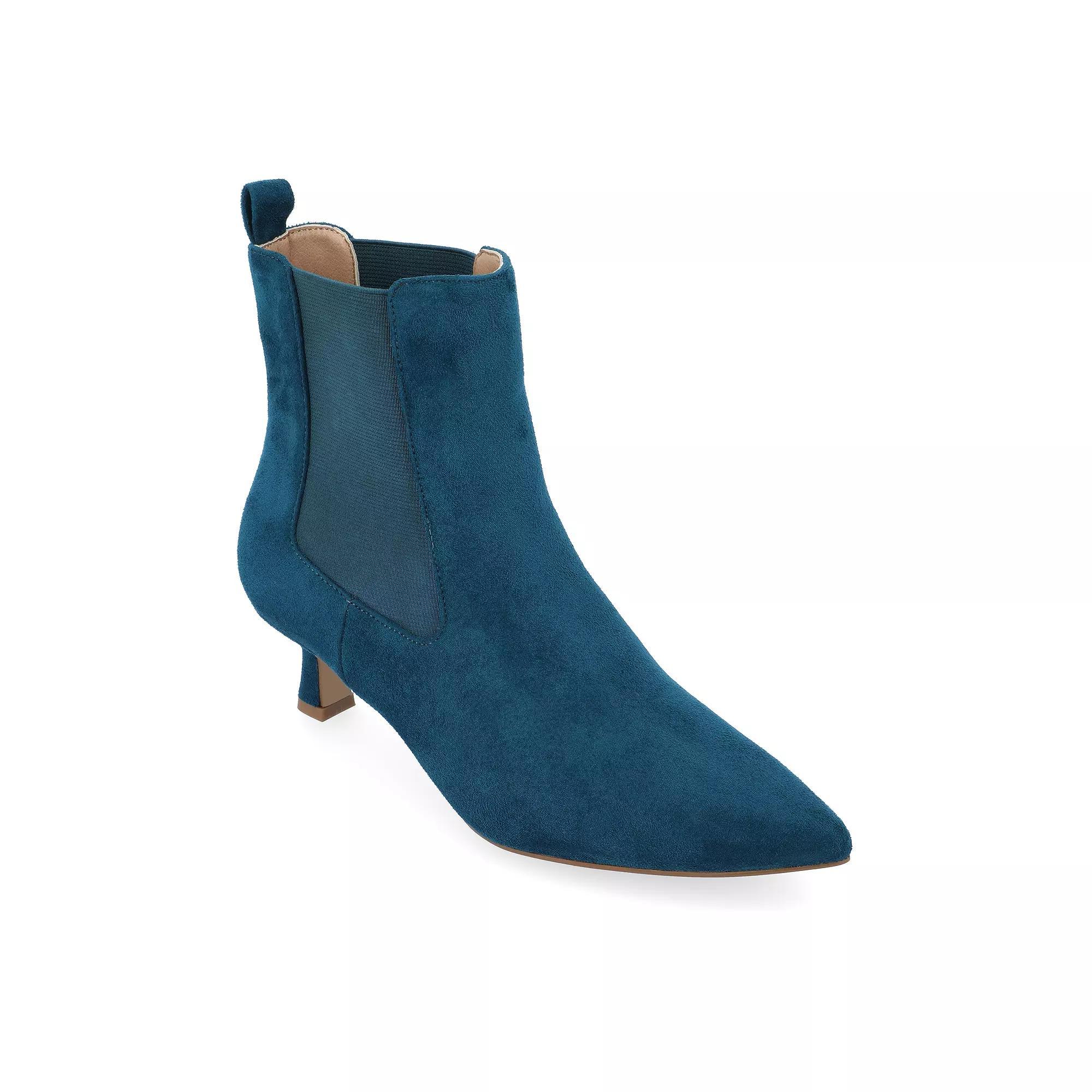 Journee Tenlee Womens Tru Comfort Foam Ankle Boots Pink Product Image
