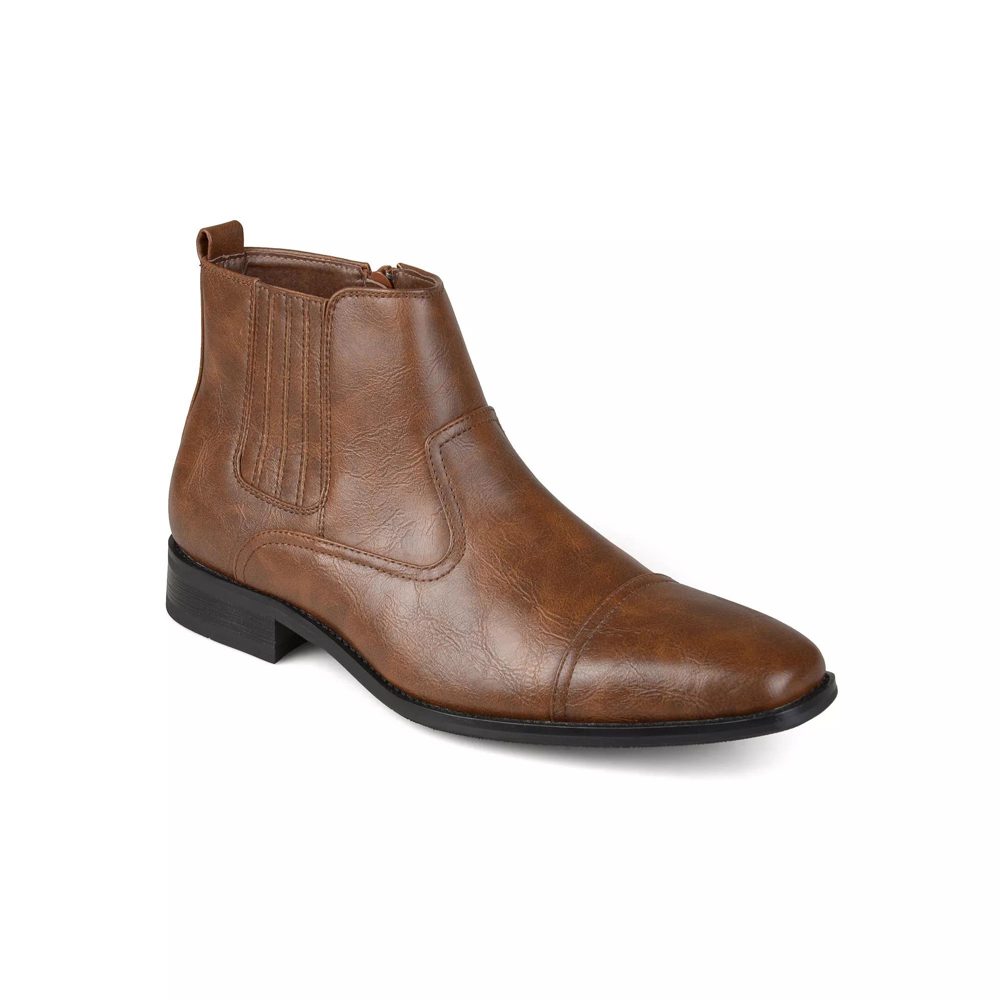 VANCE Alex Mens Cap-Toe Dress Boots Product Image