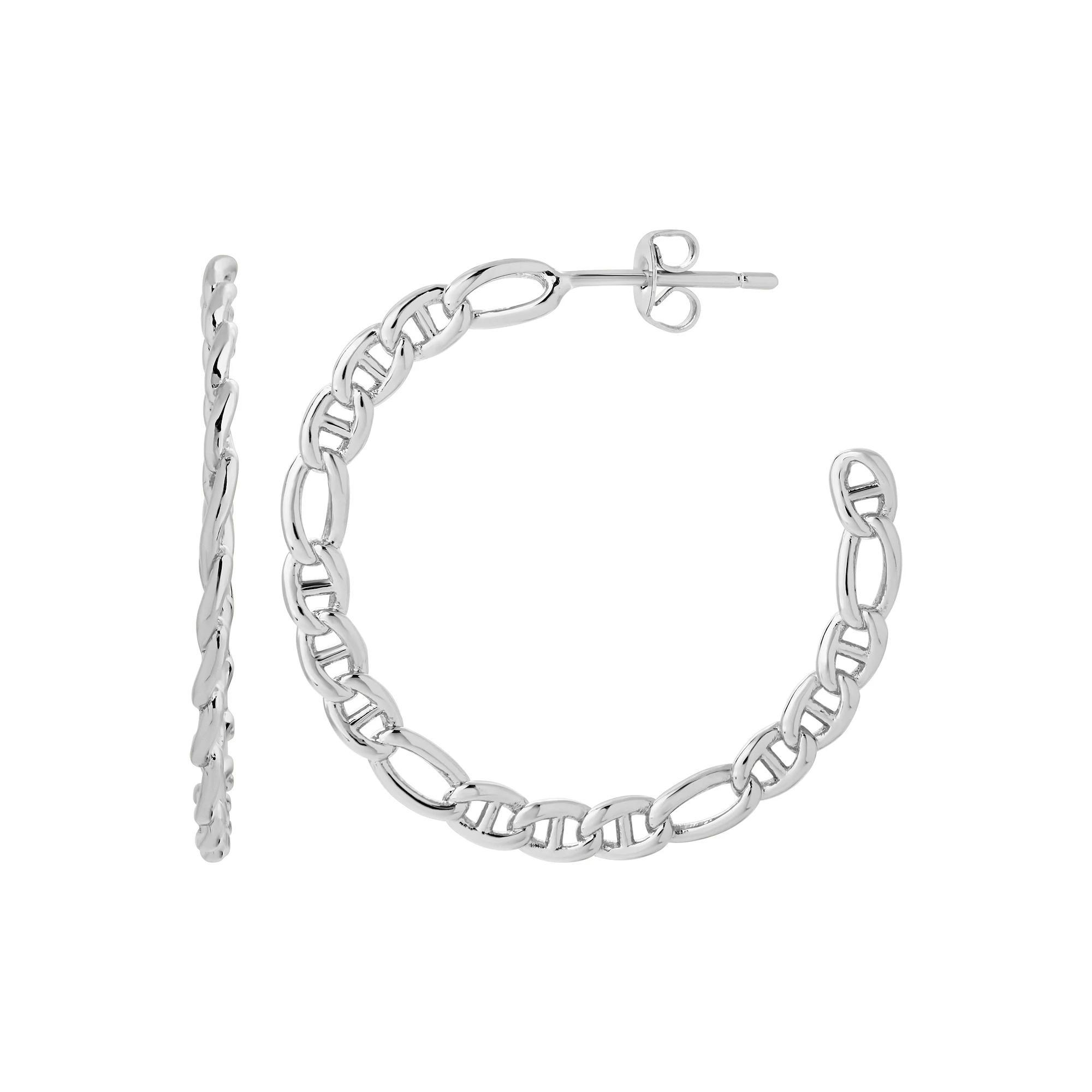 MC Collective Ryley Hoop Earrings, Women's, Gold Tone Product Image