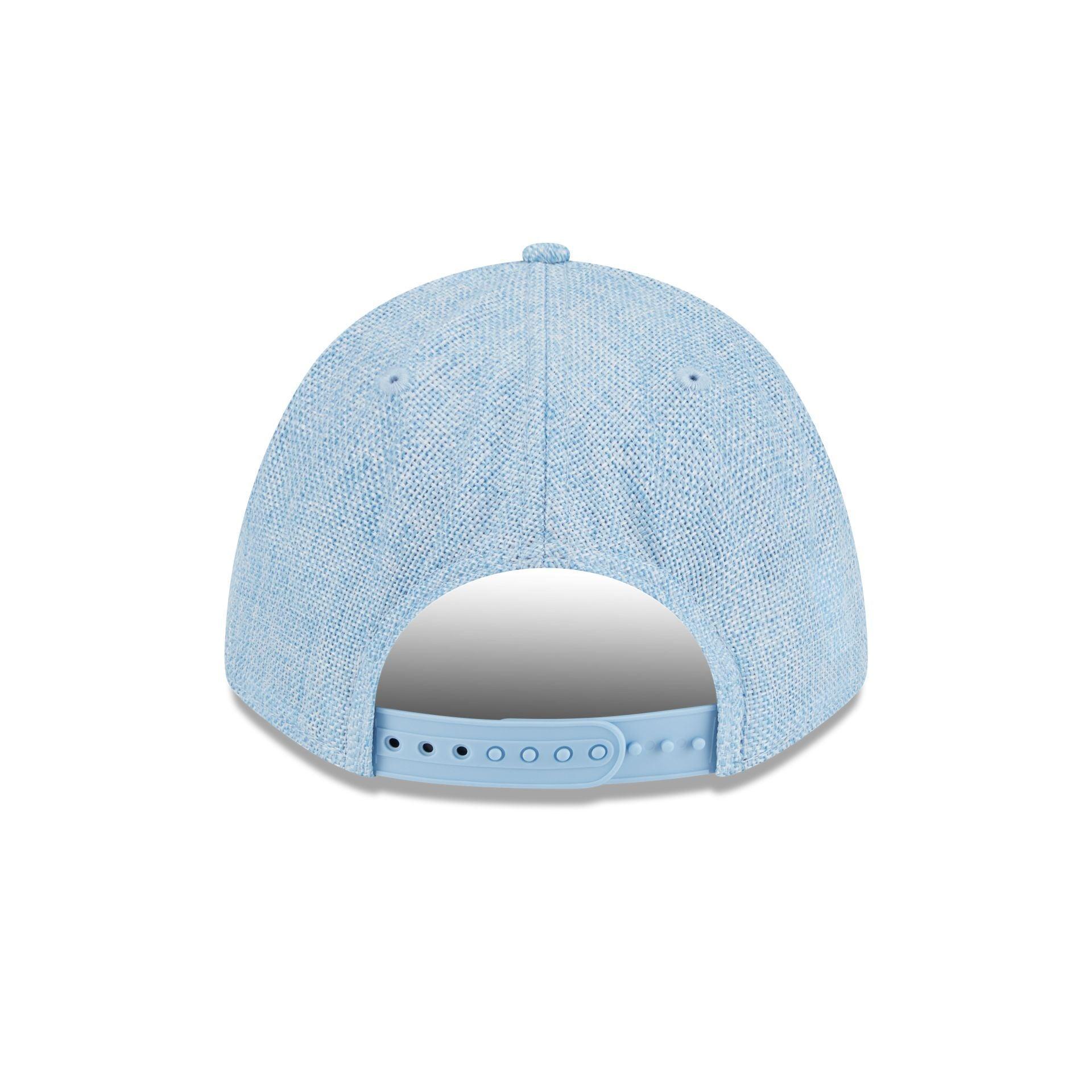 Miami Heat Cotton Weaver Blue 9FORTY M-Crown A-Frame Snapback Hat Male Product Image