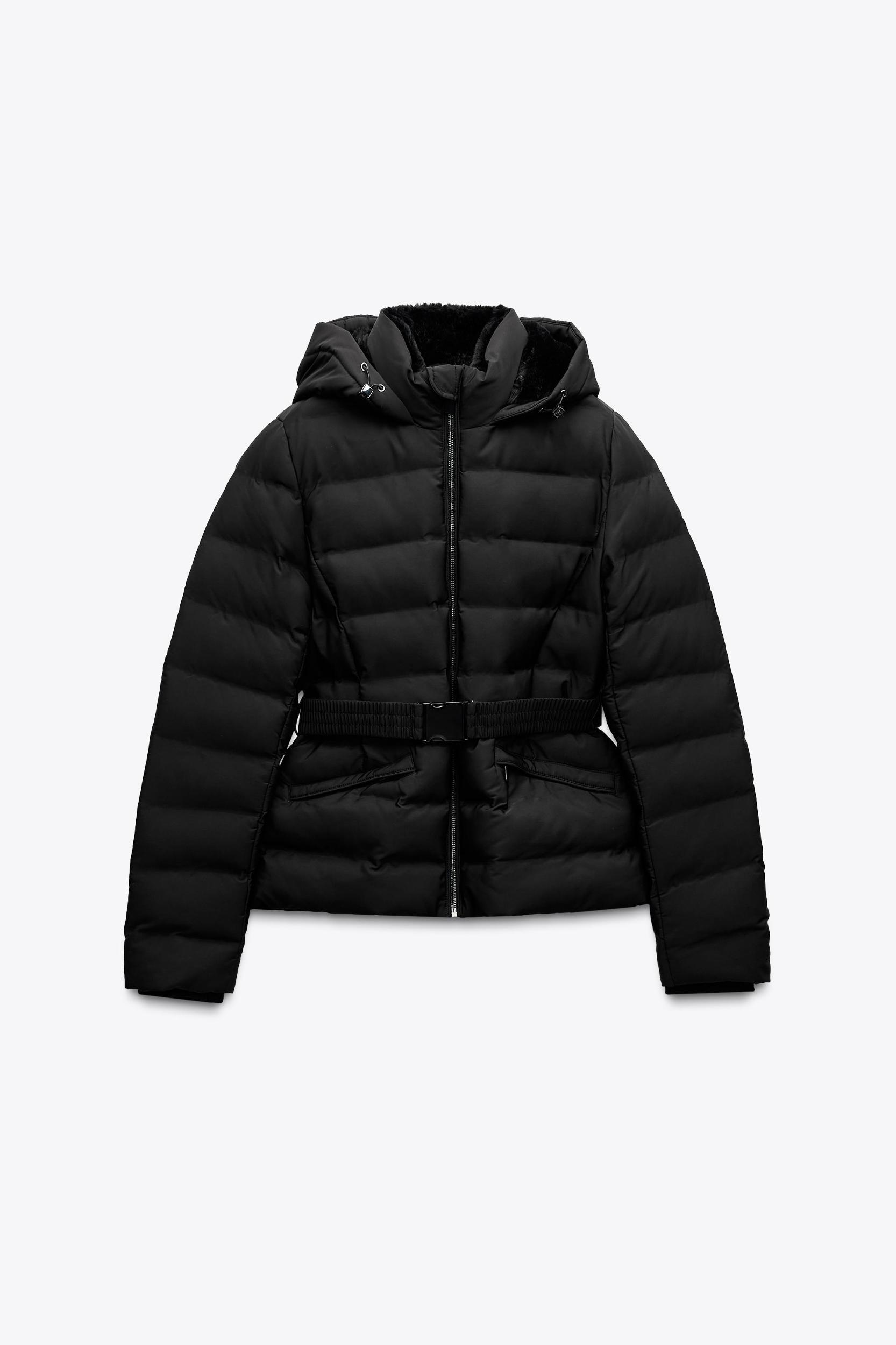 HOODED BELTED ANORAK Product Image