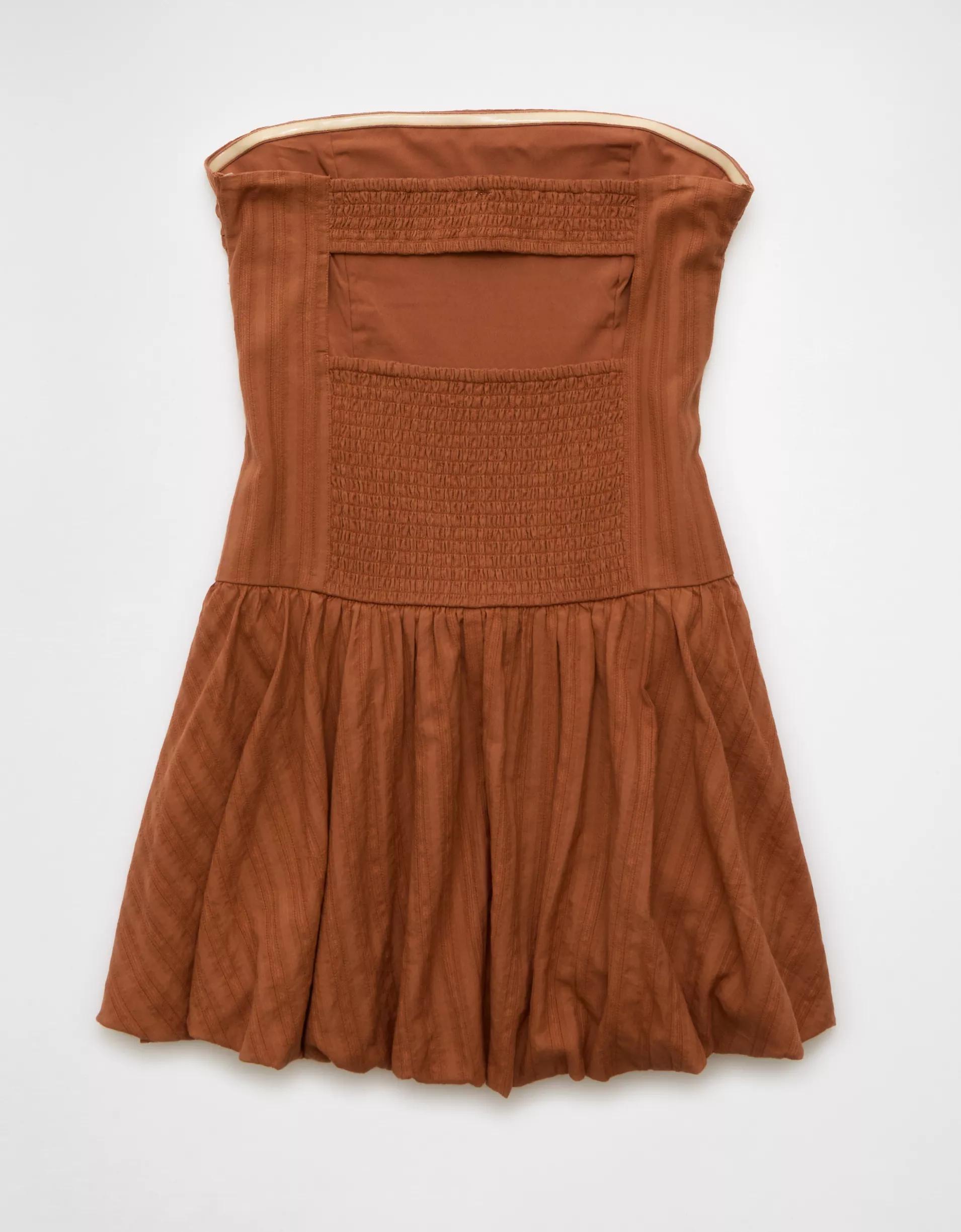 AE Strapless Drop Waist Bubble Dress Product Image