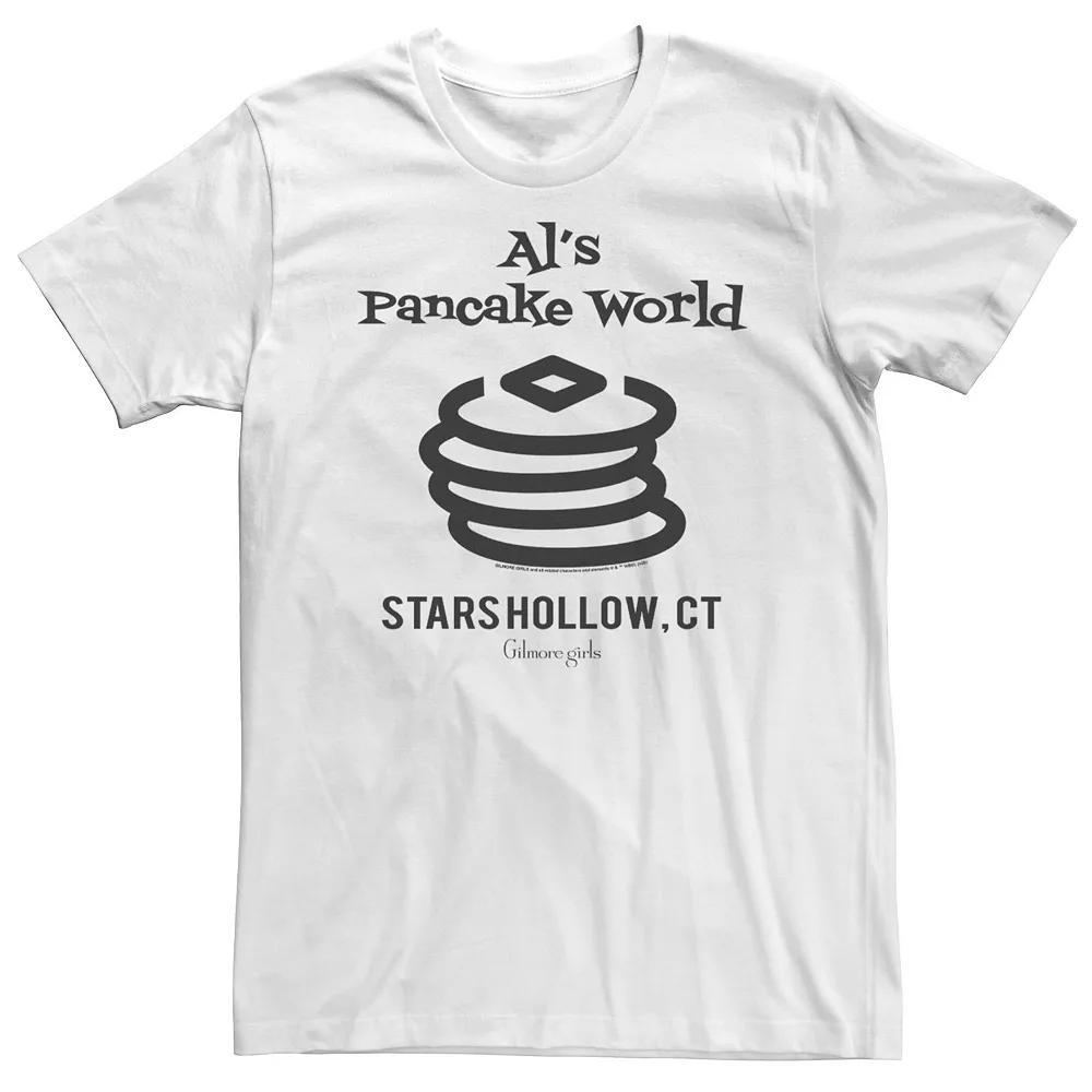 Big & Tall Gilmore Girls Al's Pancake World Logo Tee, Women's, Size: 5XL, White Product Image
