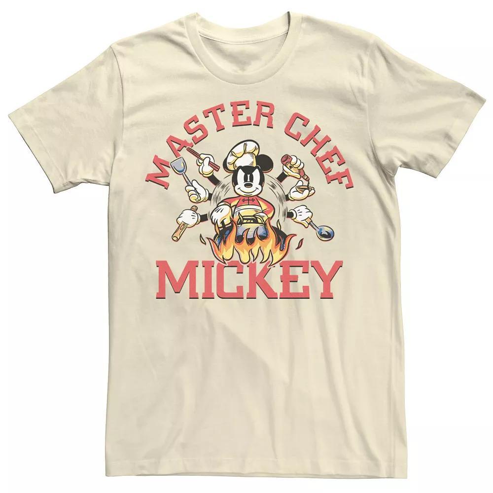Disney's Mickey & Friends Master Chef Mickey Men's Tee, Size: 3XL, Natural Product Image