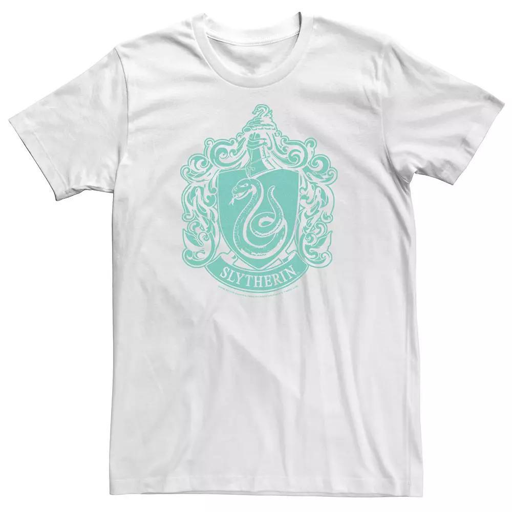 Big & Tall Harry Potter Slytherin Simple House Crest Tee, Men's, Size: 4XL, White Product Image