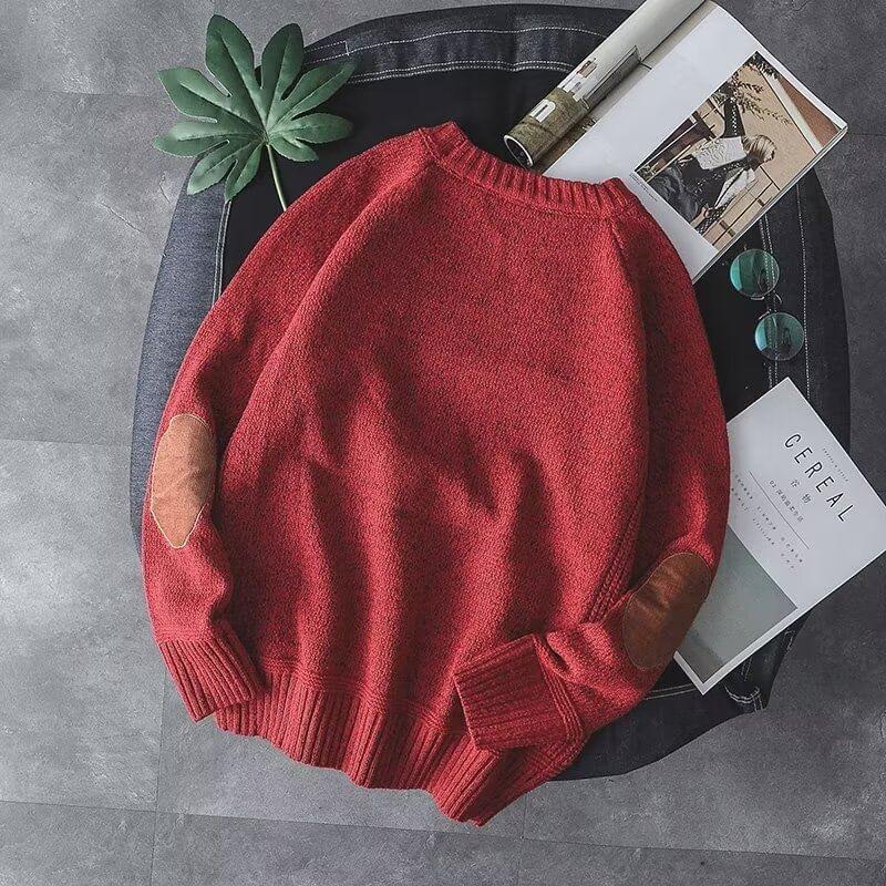 Patchwork Plain Cardigan Product Image