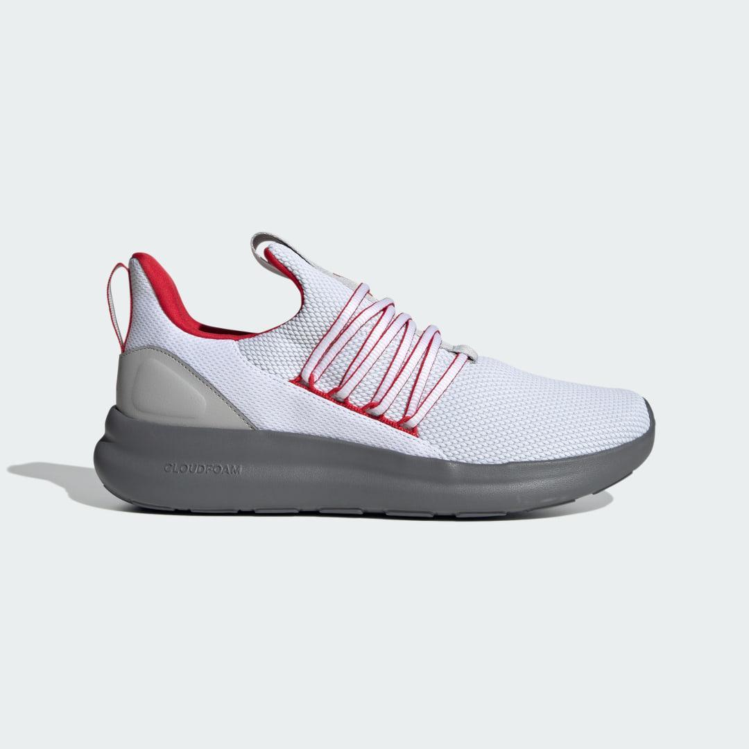 adidas Lite Racer Adapt 7.0 Men's Running Shoes, White Black Product Image