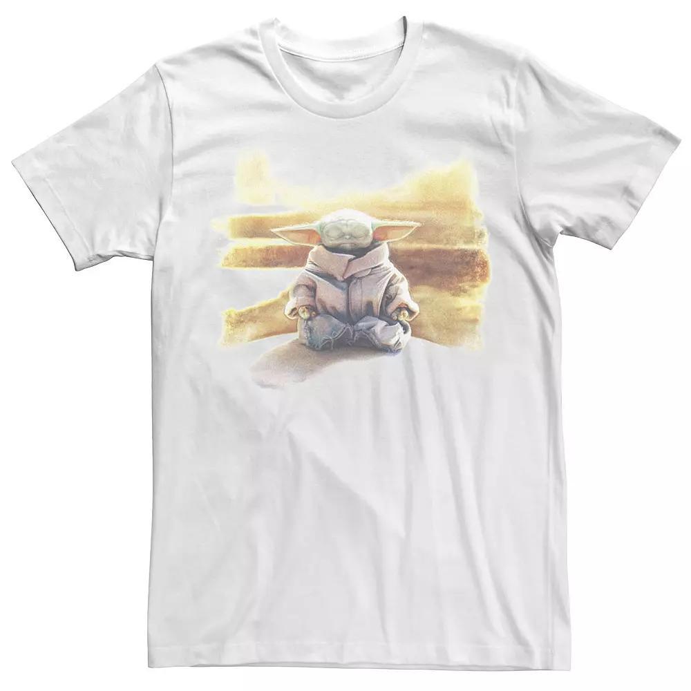 Men's Star Wars Yoda Awakening Tee, Size: Small, White Product Image