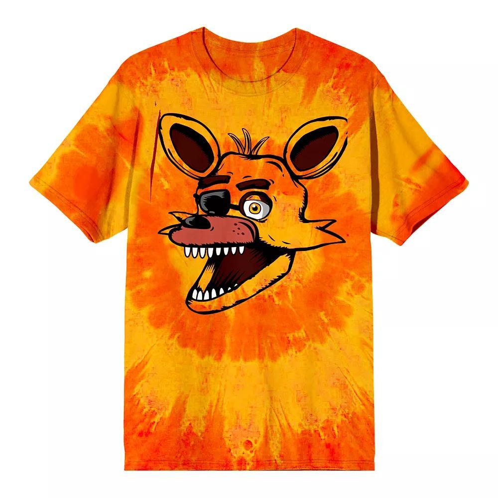 Men's Five Nights At Freddys Foxy Face Graphic Tee, Size: XXL, Orange Product Image