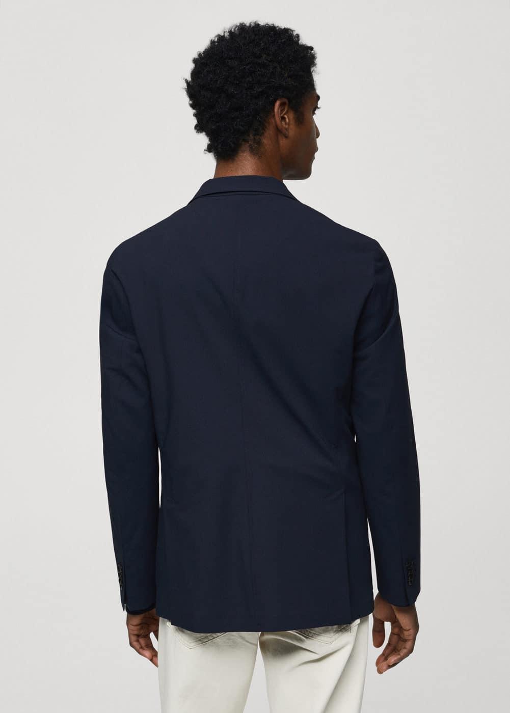 Mango Mens Structured Cotton Blazer Product Image