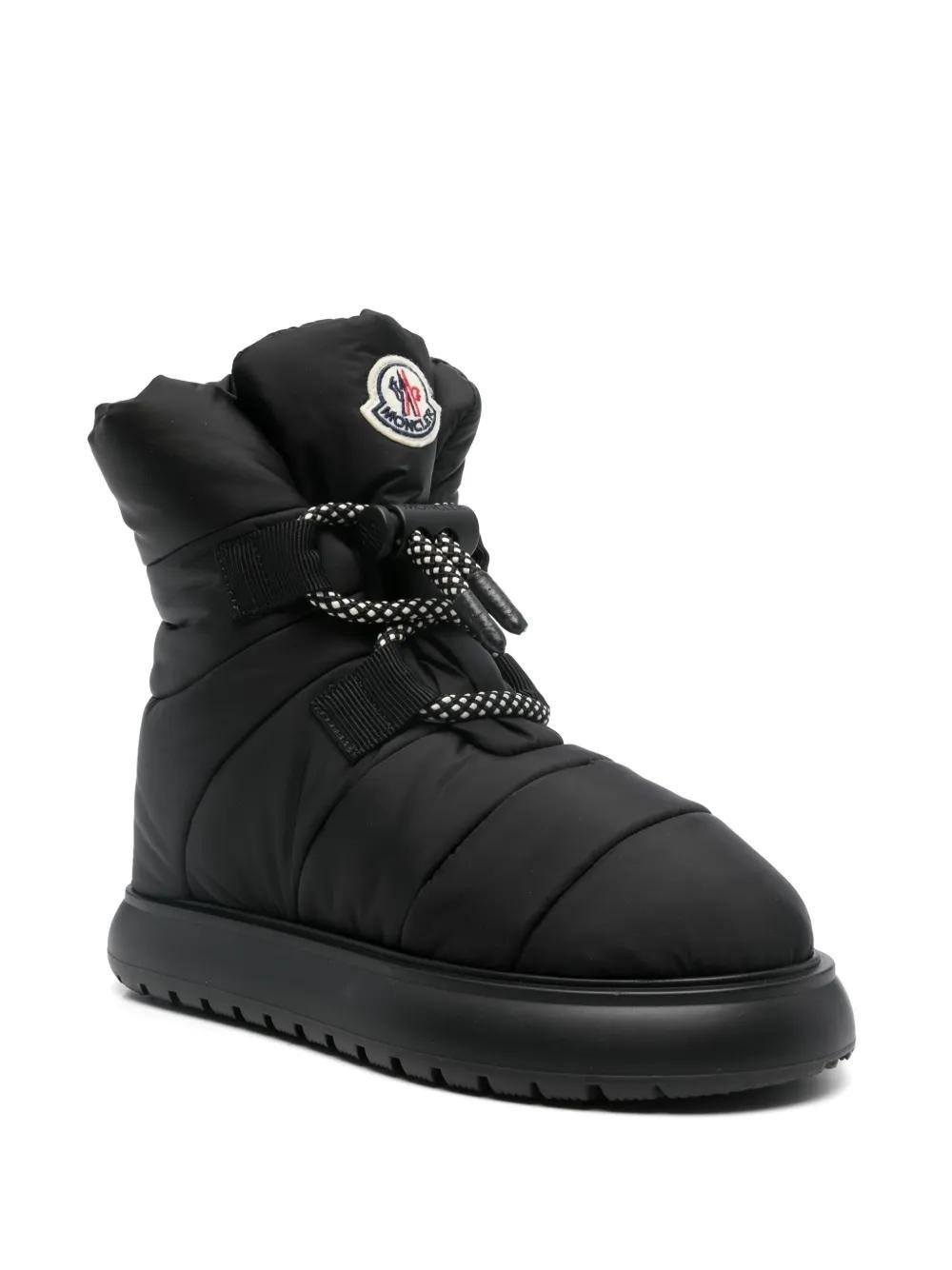 MONCLER Gaia Pull Snow Boot In Black Product Image