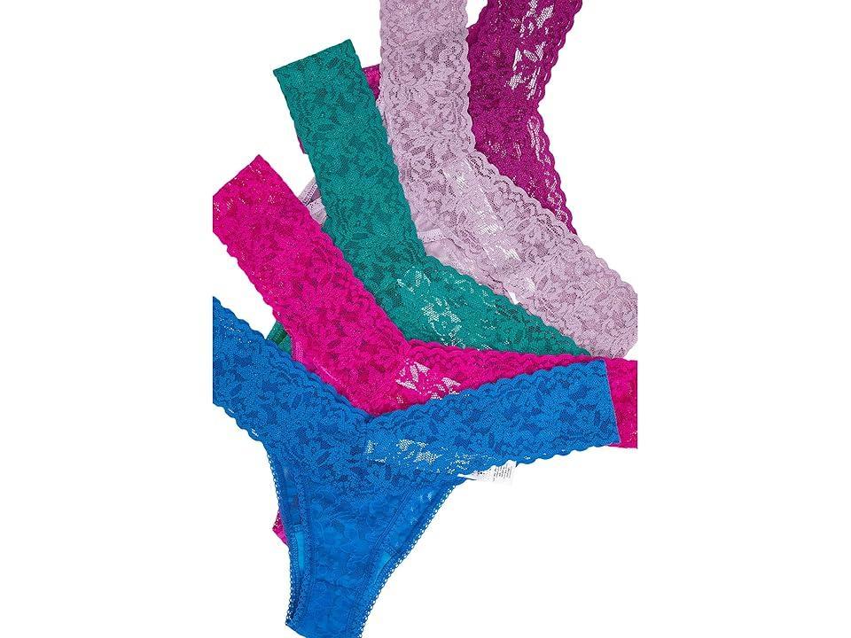 Hanky Panky 5 Low Rise Thongs Multi One Size Product Image