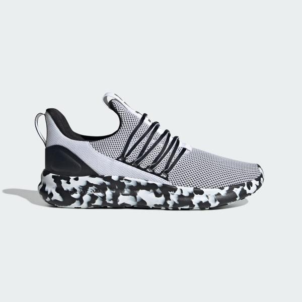 adidas Lite Racer Adapt 7.0 Men's Running Shoes, White Black Product Image