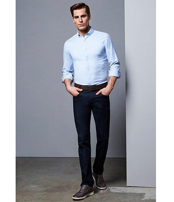 Murano Wardrobe Essentials Slim-Fit Solid Twill Long Product Image