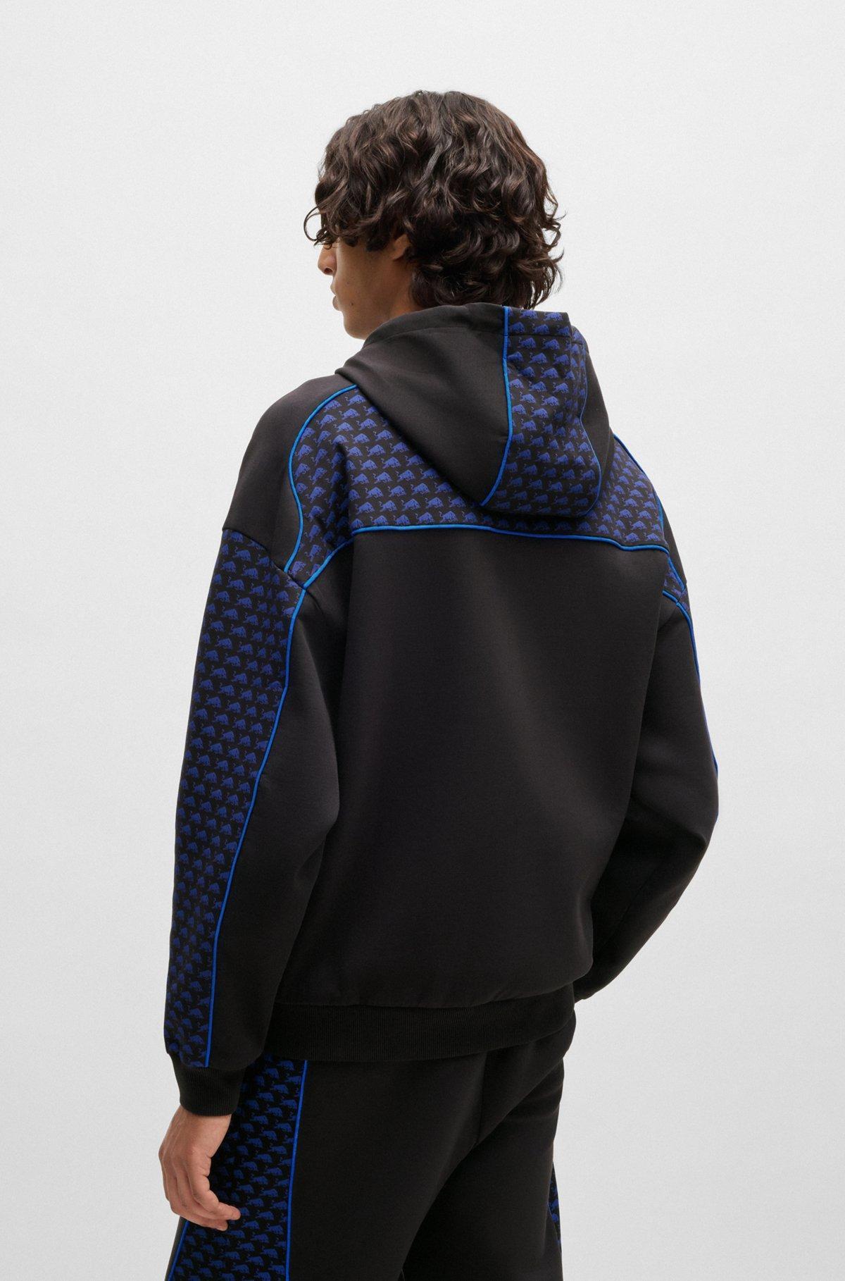 HUGO x RB hoodie with piping details Product Image