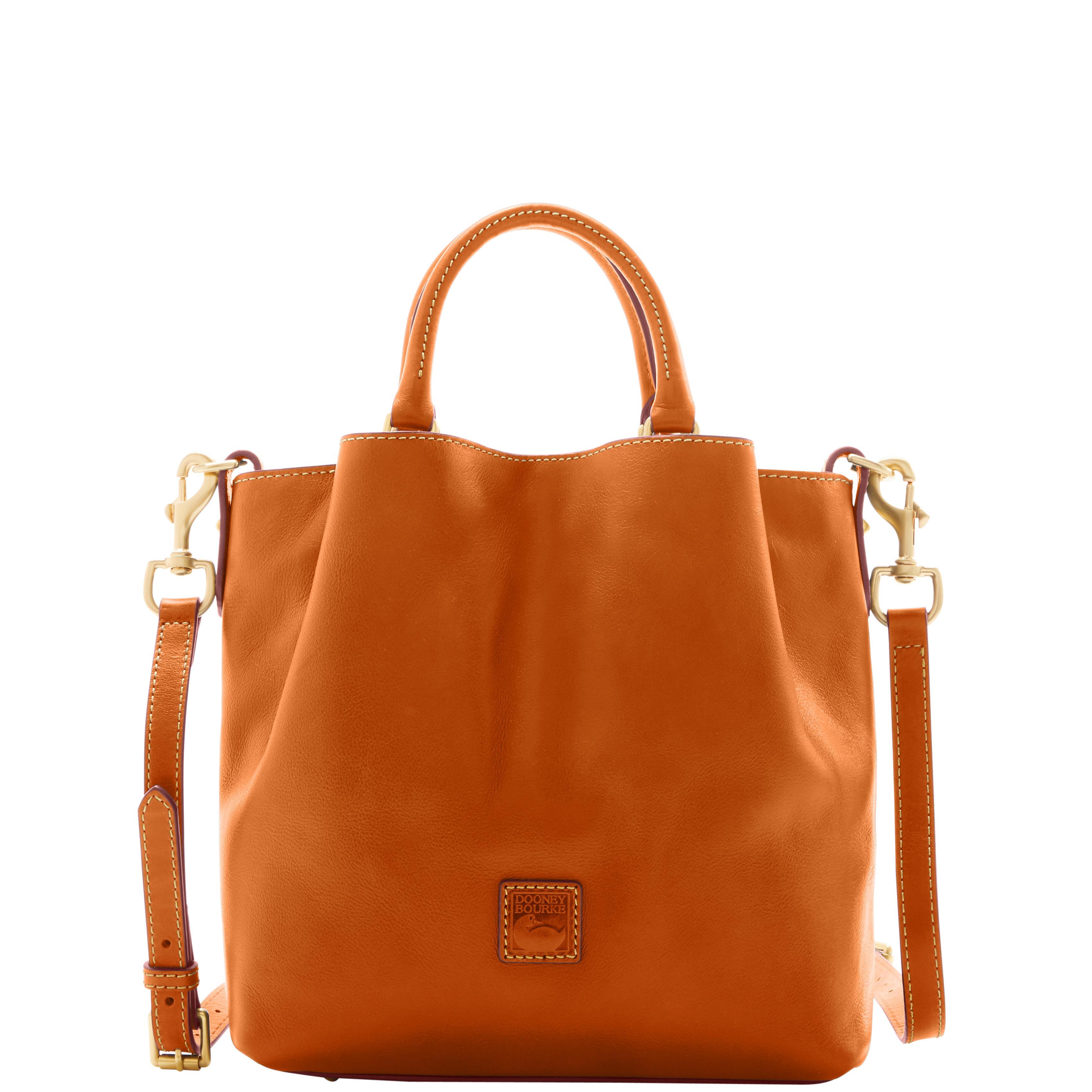 Dooney & Bourke Womens Florentine Small Leather Barlow Bag in Salmon Product Image