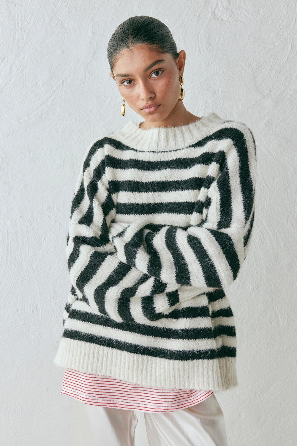 Sam Knit Jumper Stripe Product Image