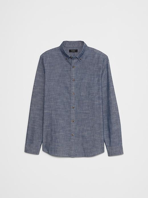 Slim Cotton Shirt Product Image