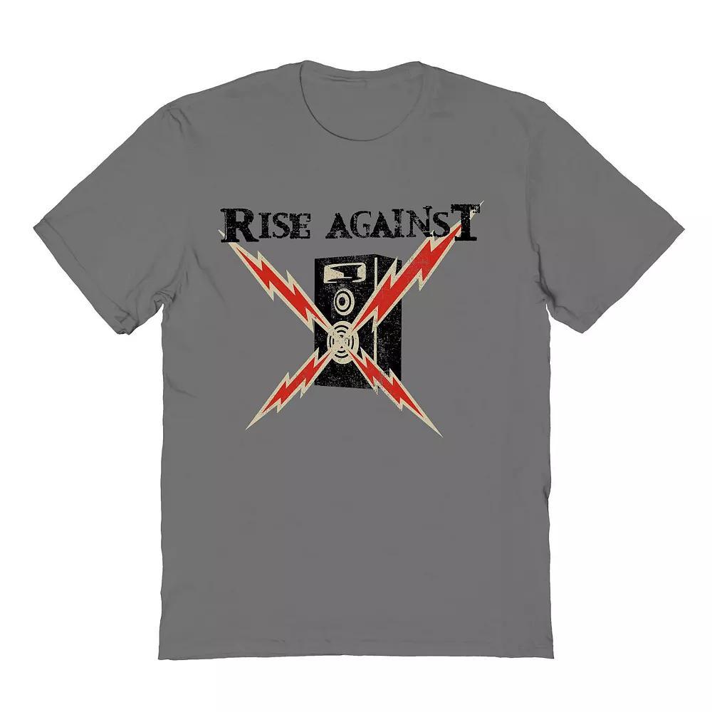 Men's Rise Against Speaker Sire Song Graphic Tee, Size: XL, Grey Product Image